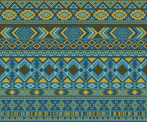 American indian pattern tribal ethnic motifs geometric vector background.