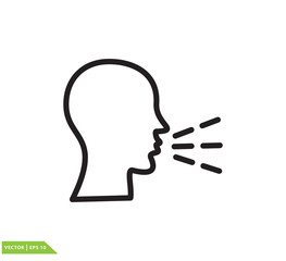 announcement icon vector logo template