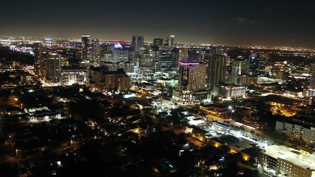 Downtown Fort Lauderdale at night