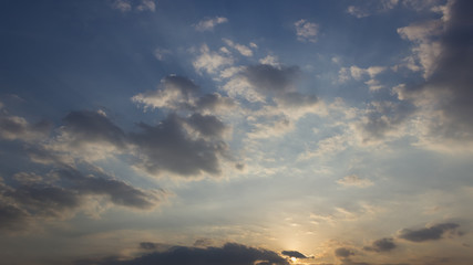 sky with clouds