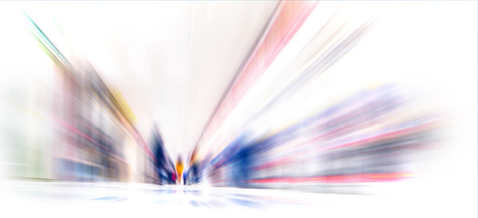 people at abstract blurry motion