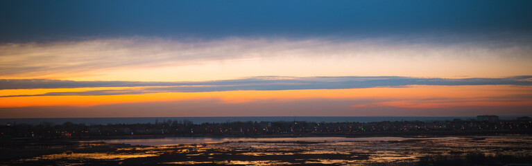 Dzhemete, Anapa, Russia. evening