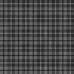 Wallpaper murals Grey seamless pattern background of gray plaid fabric texture, can be tiled
