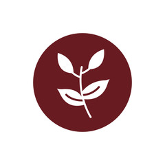 leafs plant ecology block style icon
