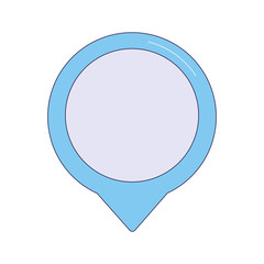 Fototapeta premium location pin icon, colorful design
