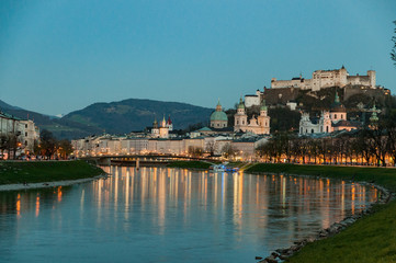 Fototapeta na wymiar Festung Hohensalzburg, Salzburg, Austria