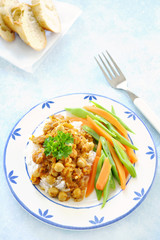 Chickpea cauliflower curry