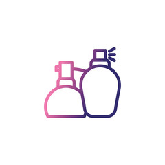 bottle spray, gradient style icon