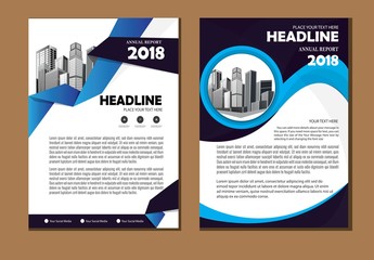 Brochure design, cover modern layout, annual report, poster, flyer in A4 with colorful triangles, geometric shapes for tech, science, market with light background