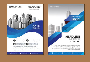 Brochure design, cover modern layout, annual report, poster, flyer in A4 with colorful triangles, geometric shapes for tech, science, market with light background