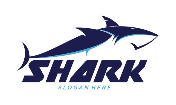 Shark simple luxury vector logo
