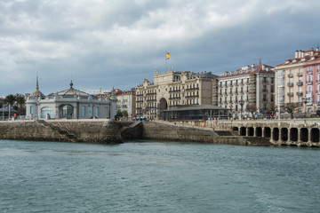 Santander city, Cantabria, Spain. Cantabrian Sea.