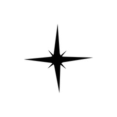 sparkle light star logo vector