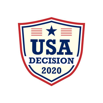 United States of America Presidential Election Button Design, badges and vote labels.