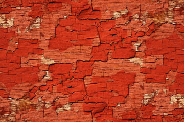 Abstract grunge  brown and orange  paint wall  cracked texture  background