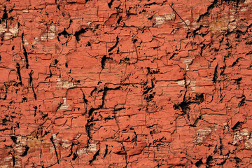 Abstract grunge  brown and orange  paint wall  cracked texture  background