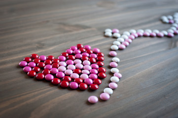 Valentine's Day, be mine, heart, pink, red, white, love