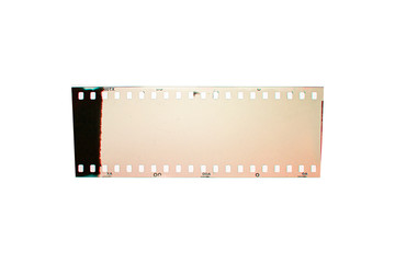  (35 mm.) film frame.With white space.film camera.