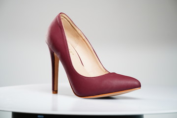 woman's high heel shoes