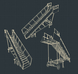 Airplane ladder blueprints