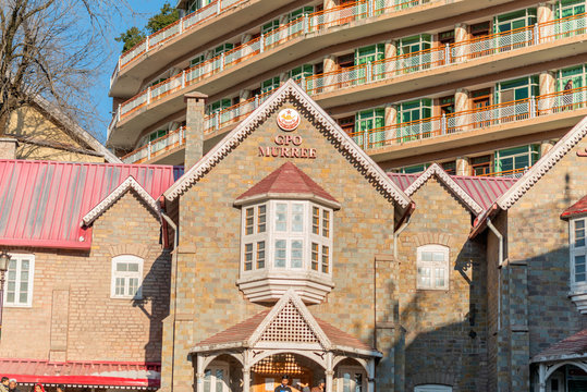 Murree, Rawalpindi, Punjab, Pakistan - February 05, 2020, City main office of Pakistan Post.