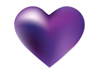 Smooth background in the form of a heart.