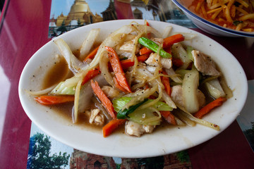 Thai ginger stir fry