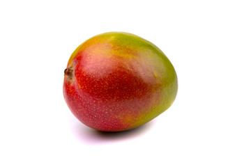 mango fruit close-up on a white isolated background