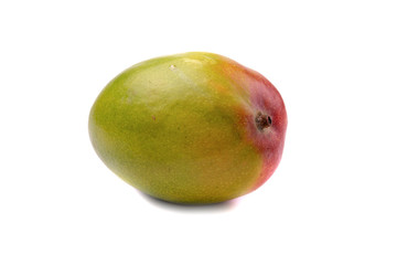 mango fruit close-up on a white isolated background