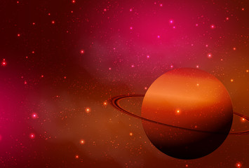 惑星　宇宙　土星　背景