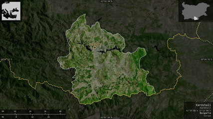 Kardzhali, Bulgaria - composition. Satellite