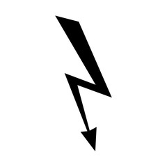 Lightning icon design element. Logo element illustration. thunder symbol icon.