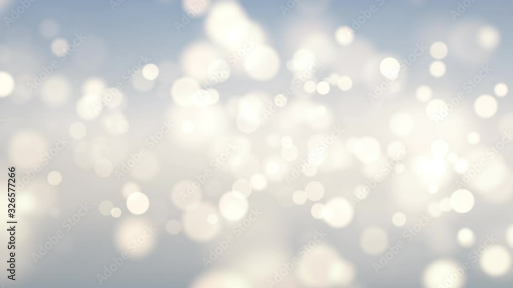 Sticker beautiful golden particles bokeh lights glitter defocused with soft light abstract background