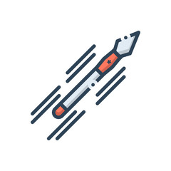 Color illustration icon for Javelling 