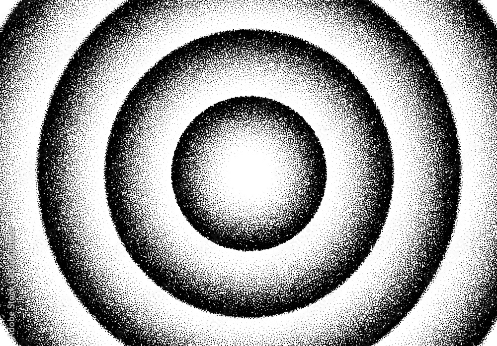 Poster Abstract background with layers of scattered dots