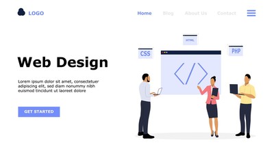 Web Design Vector Illustration Concept, Suitable for web landing page, ui,  mobile app, editorial design, flyer, banner, and other related occasion