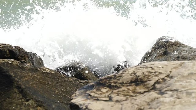 Image of a rocky seashore.