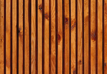 decorative panel of vertical pine planks
