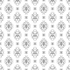 Damask seamless pattern background Decorative