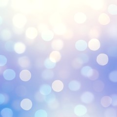 Bokeh blue holiday blurred background abstract. Shiny clear texture.