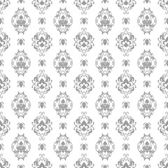 Damask seamless pattern background Royalty Free Vector