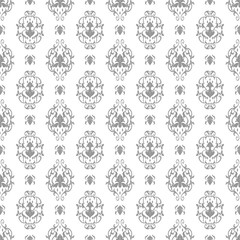 Damask seamless pattern background Royalty Free Vector