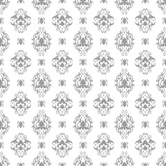 Damask seamless pattern background Royalty Free Vector
