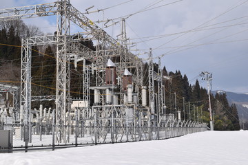 屋外変電設備