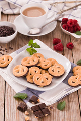 Chocolate Pretzel Cookies.