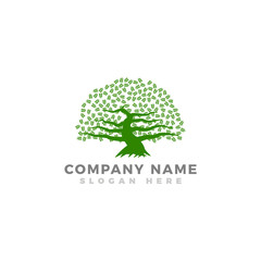 Modern vector Tree logo template