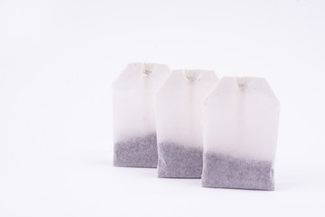 tea bag on a white background