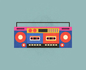 Fototapeta premium 90s decade icon vector illustration design