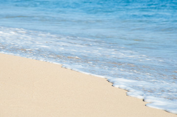 Turquoise blue ocean water, ripple, waves, shinning