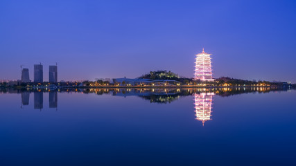 Reflection of Chang'an Tower in the Dawn